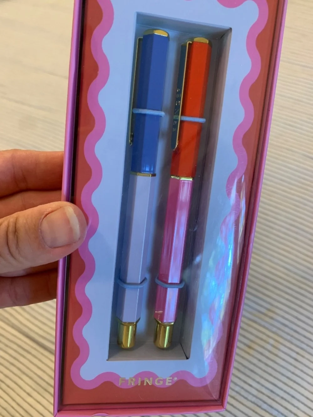 Fringe Ball Point Pen Set of 2